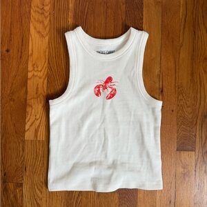 waffle knit lobster tank NWOT